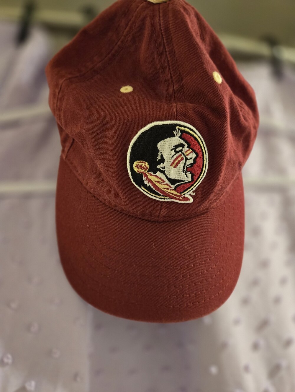 Youth FSU The Game Garnet Baseball Cap with Embroidered Seminole Logo